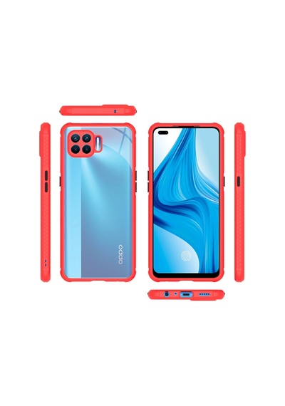 Oppo Reno 4 Lite Kilif Köse Korumali Silikon Arkasi Seffaf Kapak 466796659