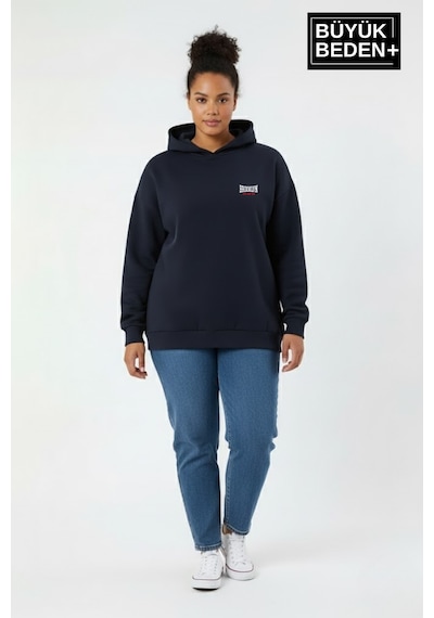 Süperlife Kadın Büyük Beden Brooklyn 1970 Baskılı Kapüşonlu İnce Sweatshirt Spr26bswk964 Lacivert Süperlife Kadın Büyük Beden Brooklyn 1970 Baskılı Kapüşonlu İnce Sweatshirt Spr26bswk964 Lacivert