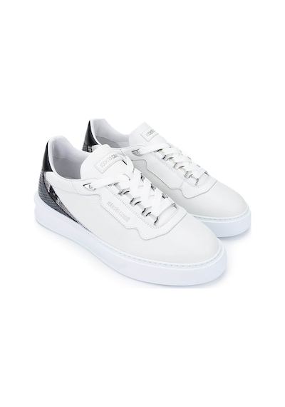 Roberto Cavalli Erkek Hakiki Deri Beyaz Sneakers & Spor Ayakkabı 780 27777 Erk Ayk Y25 Bıanco Beyaz
