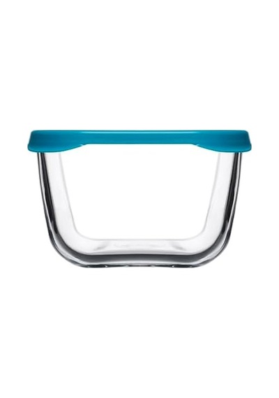 Snow Box Saklama Kabı 275 Cc Plastik Turkuaz Kapaklı