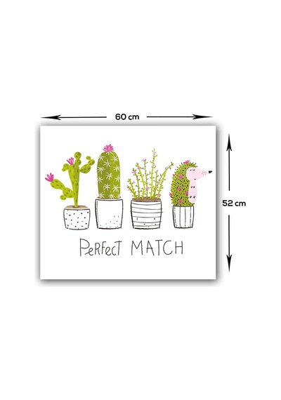 Decorita Cam Ocak Arkası Koruyucu | Perfect Match | 52cm x 60cm