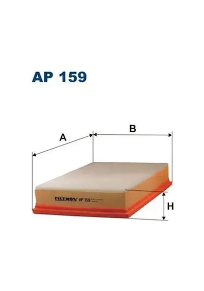 Fıltron Ap159 Hava Filtresi 1017035 1102785 7236936