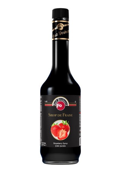 Çilek Aromalı Şurup - Şekerli 700 Ml