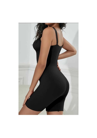 Fit Women 2 Beden Bel Ve Basen Tam Boy Tüm Vücut Korsesi Seamless 9050 Siyah