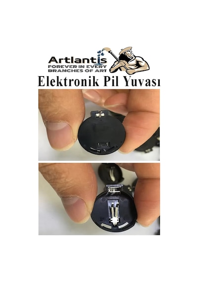Elektronik Pil Yatağı 3 Volt 20 Adet Cr2032 Cr2025 Cr2016 Para Düğme Pil Yatağı Rcb Pil Tutucu Bios Devre Kart