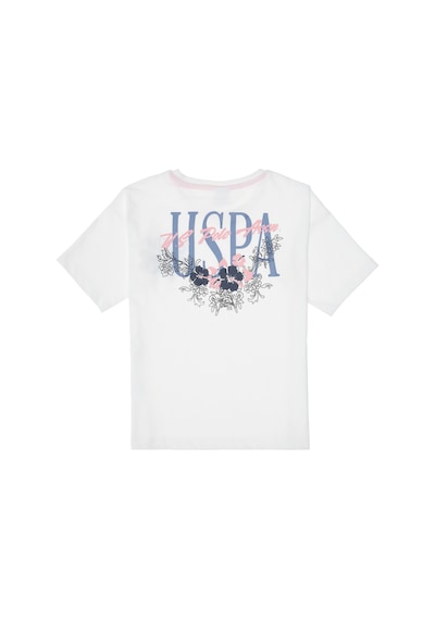 U.s. Polo Assn. Kız Çocuk Beyaz Pijama Takım 50312453-vr013 Beyaz