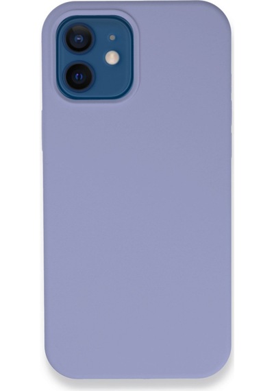 Apple Uyumlu - iPhone 12 Kılıf Lansman Legant Silikon - Lila