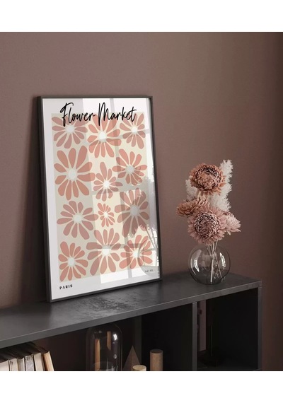 Çerçevesiz Poster Paris Flower Market