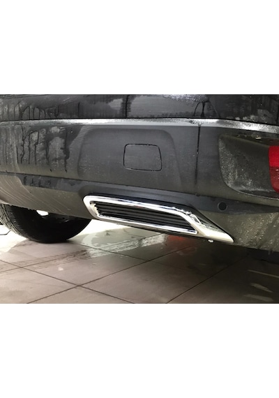 Peugeot 3008 Egzoz Ucu Abs Plastik Üzeri Krom Difüzör Kromu