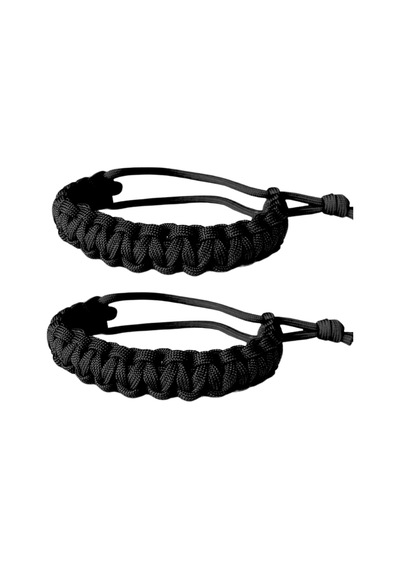 Taktik 2'li Paracord Survival Bileklik Siyah
