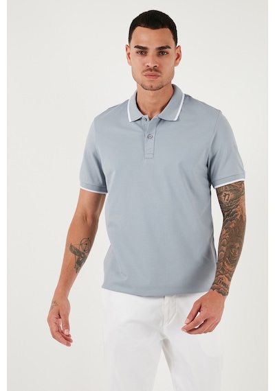 Buratti Erkek Polo Yaka T Shirt 5902063 Açık Gri