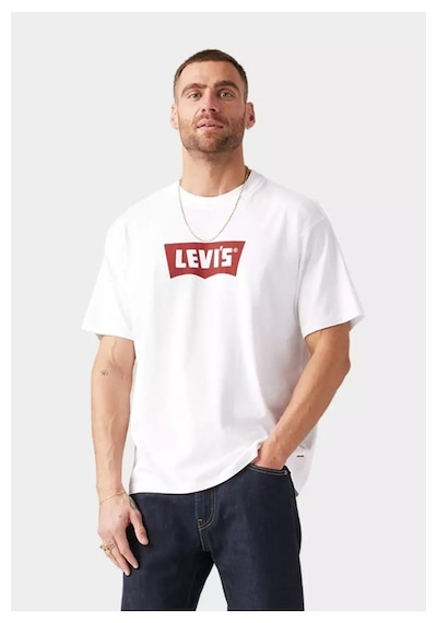 Levi's Erkek Vintage Fıt Grafik Tişörtü-16004 Beyaz