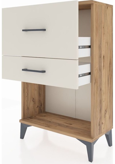 Arges Komodin 2 Çekmeceli 60x30x96 Çam-aytaşı Atlas Çam Arges Komodin 2 Çekmeceli 60x30x96 Çam-aytaşı Atlas Çam