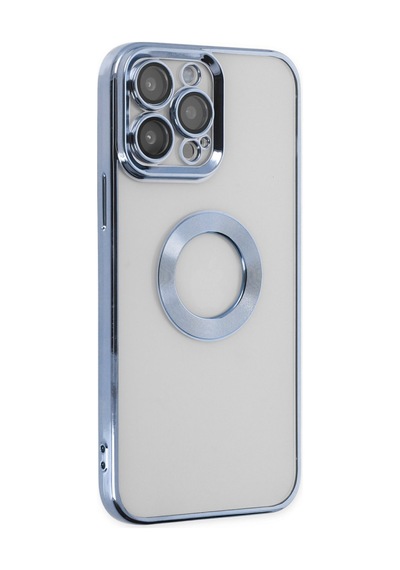 Apple iPhone Uyumlu 14 Pro Max Kılıf Slot Silikon - Sierra Blue Bzsxx00 1