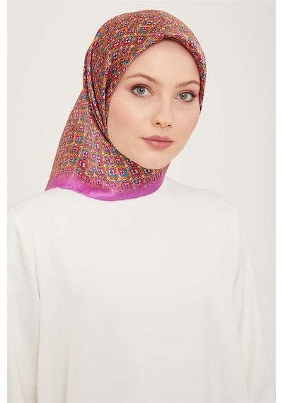 Armine Twill İpek Eşarp 24ya9134 03 - Desenli