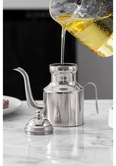 Komple 304 Çelik 310 Ml Yağdanlık Sosluk Ve Sirkelik Cin596by