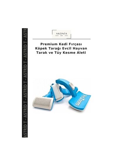 Premium Kedi Fırçası Köpek Tarağı Evcil Hayvan Tarak Ve Tüy Kesme Aleti
