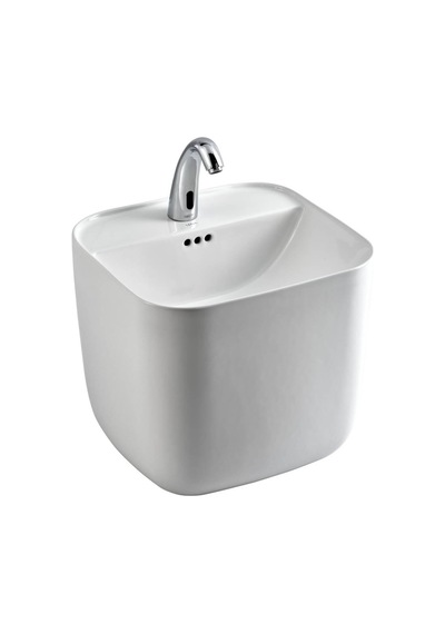 Lena - Tezgah Üstü Monoblok Lavabo Kare Yarım Outlet - E-251- Diğer