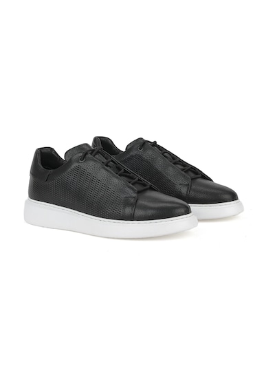 Ziya, Erkek Hakiki Deri Sneaker 1531026z8552 Siyah 1531026z8552 000 Siyah