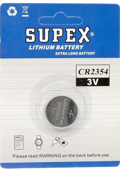 Supex Extra Long Battery CR2354 3V Lityum Pil