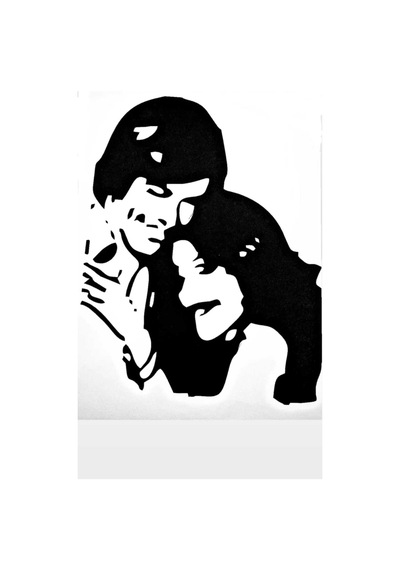 Sticker Sevgiliye Özel Siyah 20 25-7 Renkli