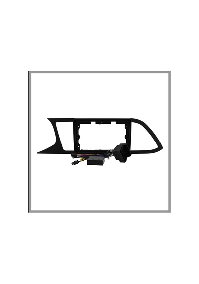 Govimaks Seat Leon 2013-2021 Uyumlu Pıano Black 9 Inc Androıd Multimedya Çerçevesi-soket-canbus