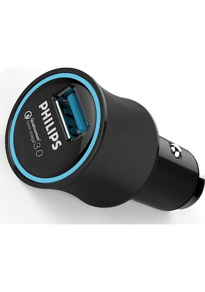 Philips Uyumlu Dlp2552Q Siyah Araç Seyahat Şarj Cihazı