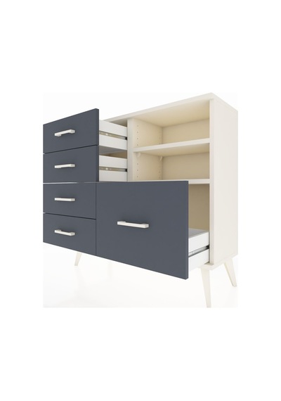 Arges Şifonyer 2 Raflı 5 Çekmeceli 88x30x80 Aytaşı-aytaşı/antrasit Aytaşı/antrasit Arges Şifonyer 2 Raflı 5 Çekmeceli 88x30x80 Aytaşı-aytaşı/antrasit Aytaşı/antrasit
