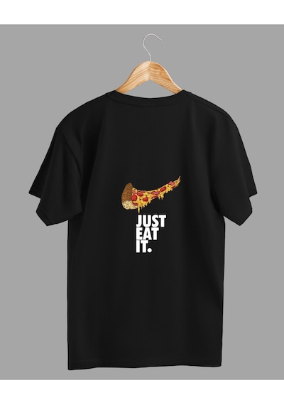 Sünger Bob Plankton Sheldon Tasarımlı Baskılı T-shirt Siyah