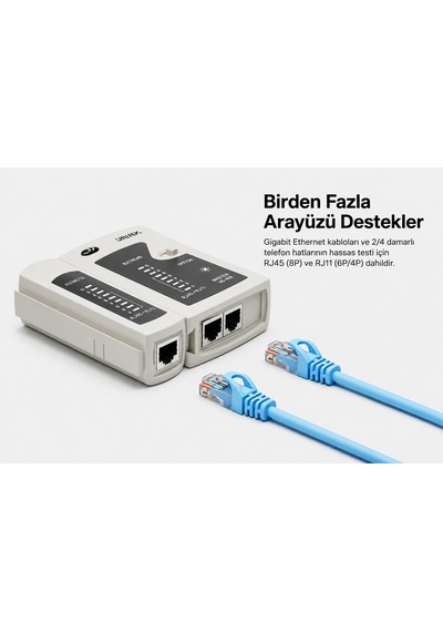 Unıtek Ethernet Kablosu Test Cihazı Ot140agy01