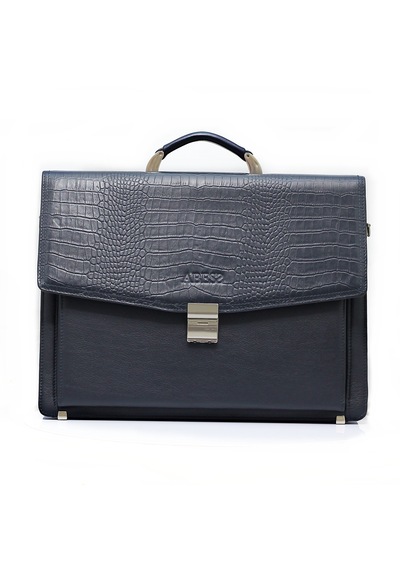 Abess Lüks Hakiki Deri Unisex Evrak Çantası - Timsah Baskılı Klasik İş Çantası - Omuz Askılı Laptop Çantası - Lacivert Abess Lüks Hakiki Deri Unisex Evrak Çantası - Timsah Baskılı Klasik İş Çantası - Omuz Askılı Laptop Çantası - Lacivert