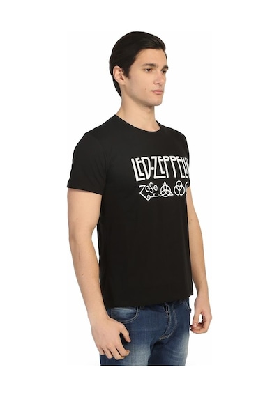 Bant Giyim - Led Zeppelin Siyah Erkek T-Shirt Tişört