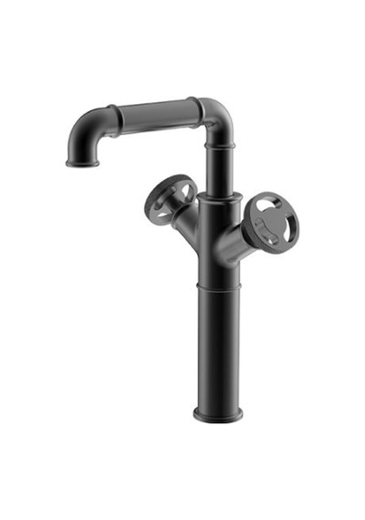 Vıctory Çanak Tipi Lavabo Bataryası Siyah