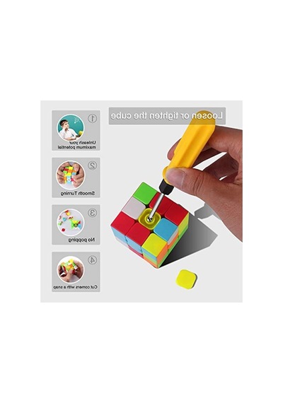 Neon Renkli Zeka Sabır Küpü - 3x3x3
