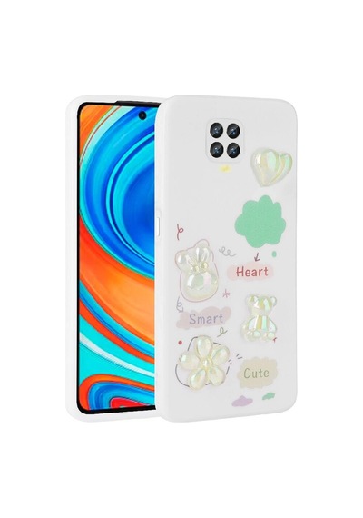 Xiaomi 9s İle Uyumlu Kılıf Beyaz Tan Silikon Kapak Xiaomi 9s İle Uyumlu, Beyaz Sku: Zeusb0ctj83f9j