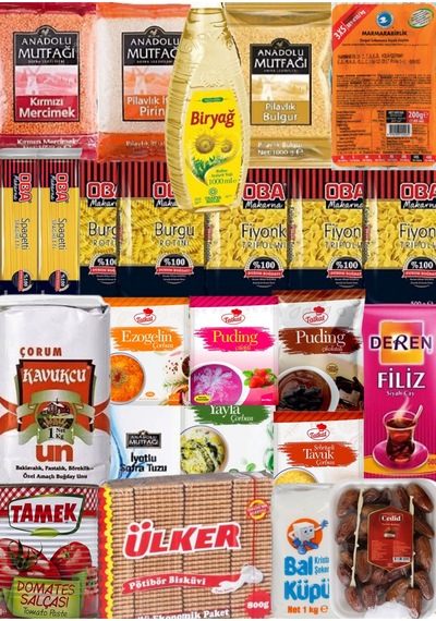 Ramazan Erzak Paketi Kumanya Yardım Gıda Erzak Kolisi 24 Parça Ürün