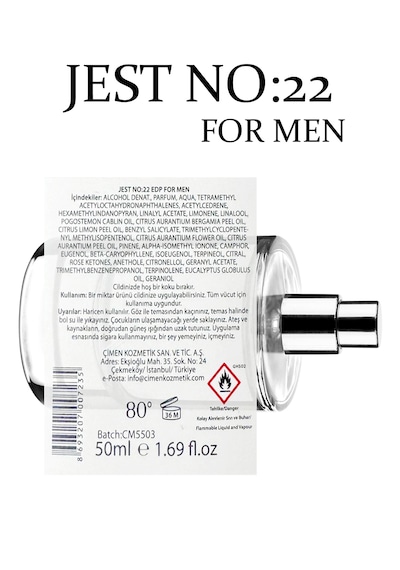 Jest No:22 Edp For Men