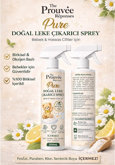 The Prouvee Reponses The Prouvee Reponses Doğal Leke Çıkarıcı Sprey 500 Ml