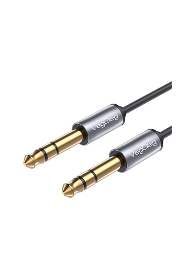 Veggieg 6.35mm Stereo Jack Hi-fi Amfi Enstrüman Ses Kablosu 1.8 Metre