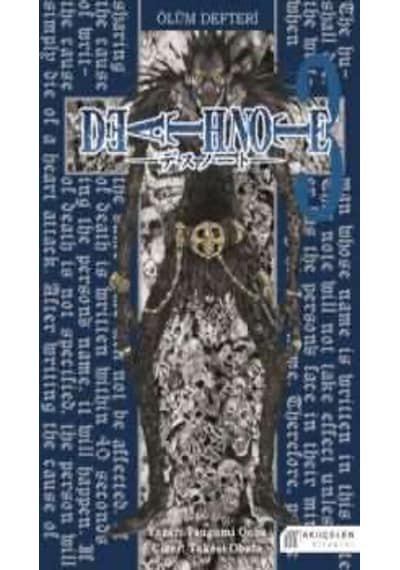 Death Note 1-2-3-4-5 Manga Seti 5 Kitap / Ölüm Defteri / Anime-manga Sticker Ve Kartpostal