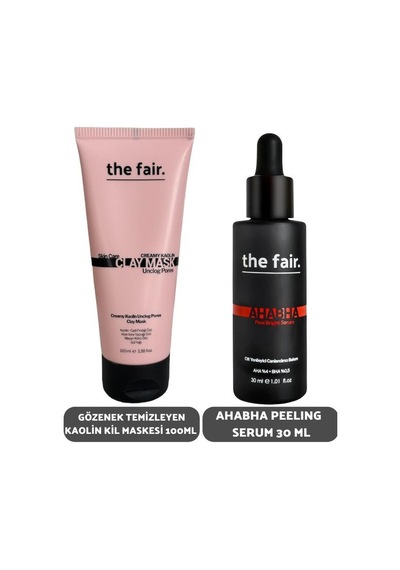 the fair. Ahabha Peeling Serum 30 ML + Creamy Kaolin Gözenek Temizleyici Kil Maskesi 100 ML