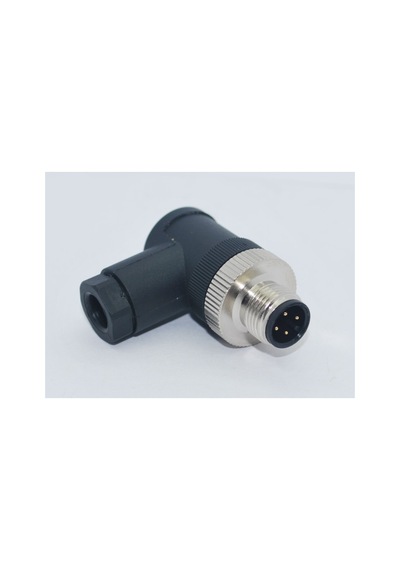 Sl12-m04d M12 90 Derece 4 Pinli Erkek Konnektör 3'lü Paket