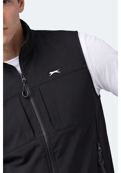 Slazenger Cruıser I Erkek Softshell Siyah Yelek