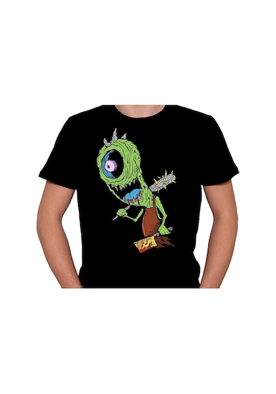 Zombie Zombi Hunter Gang Vampir Tek Göz Tişört Unisex T-shirt 001