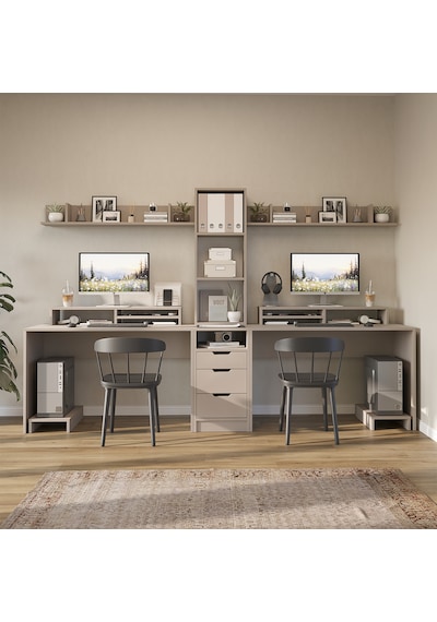 Mode 3 Çekmeceli Kesonlu Çalışma Masası , Raflı Monitör Standlı Çalışma Ofis Masası , Bilgisayar Masası , 2 Adet Raflı Çalışma Masası Kumtaşı Mode 3 Çekmeceli Kesonlu Çalışma Masası , Raflı Monitör Standlı Çalışma Ofis Masası , Bilgisayar Masası , 2 Adet Raflı Çalışma Masası Kumtaşı