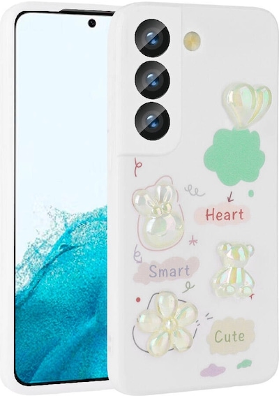 Samsung Uyumlu Galaxy S21 Fe Kılıf Kabartma Figürlü Parlak Zore Toys Silikon Kapak Çok Renkli