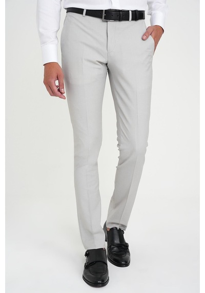 Efor Slim Fit Pilesiz Yün Klasik Taş Kumaş Pantolon P 1191 Taş