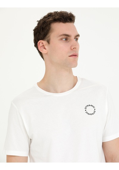Pierre Cardin Erkek Ekru Tişört 50265498-Vr019 Ekru