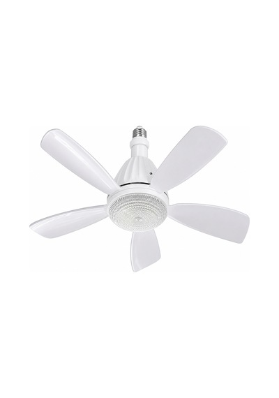 Fim Kristal 50w Ledli 5 Kanat Tavan Vantilatörü 1154 Kumandalı 3 Renk E27 Duy