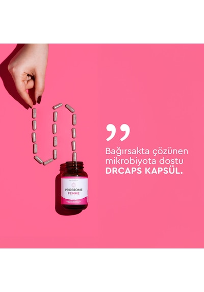 Probiome-femme Probiyotik Ve Prebiyotik İçeren Takviye Edici Gıda 60 Kapsül